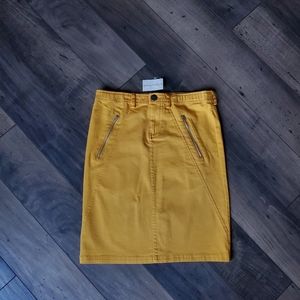 Penny Candy Mustard Fall Skirt